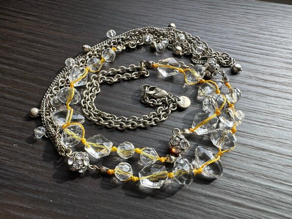 Classic Loft Multi Strand Multi Length Beaded Nec… - image 3