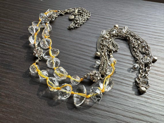 Classic Loft Multi Strand Multi Length Beaded Nec… - image 5