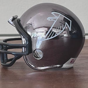 Atlanta Falcons Riddell NFL Pocket Pro Mini Helmet 1990-2002 Chrome Throwback