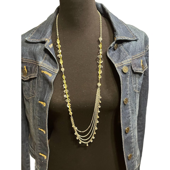 Classic Loft Multi Strand Multi Length Beaded Nec… - image 14