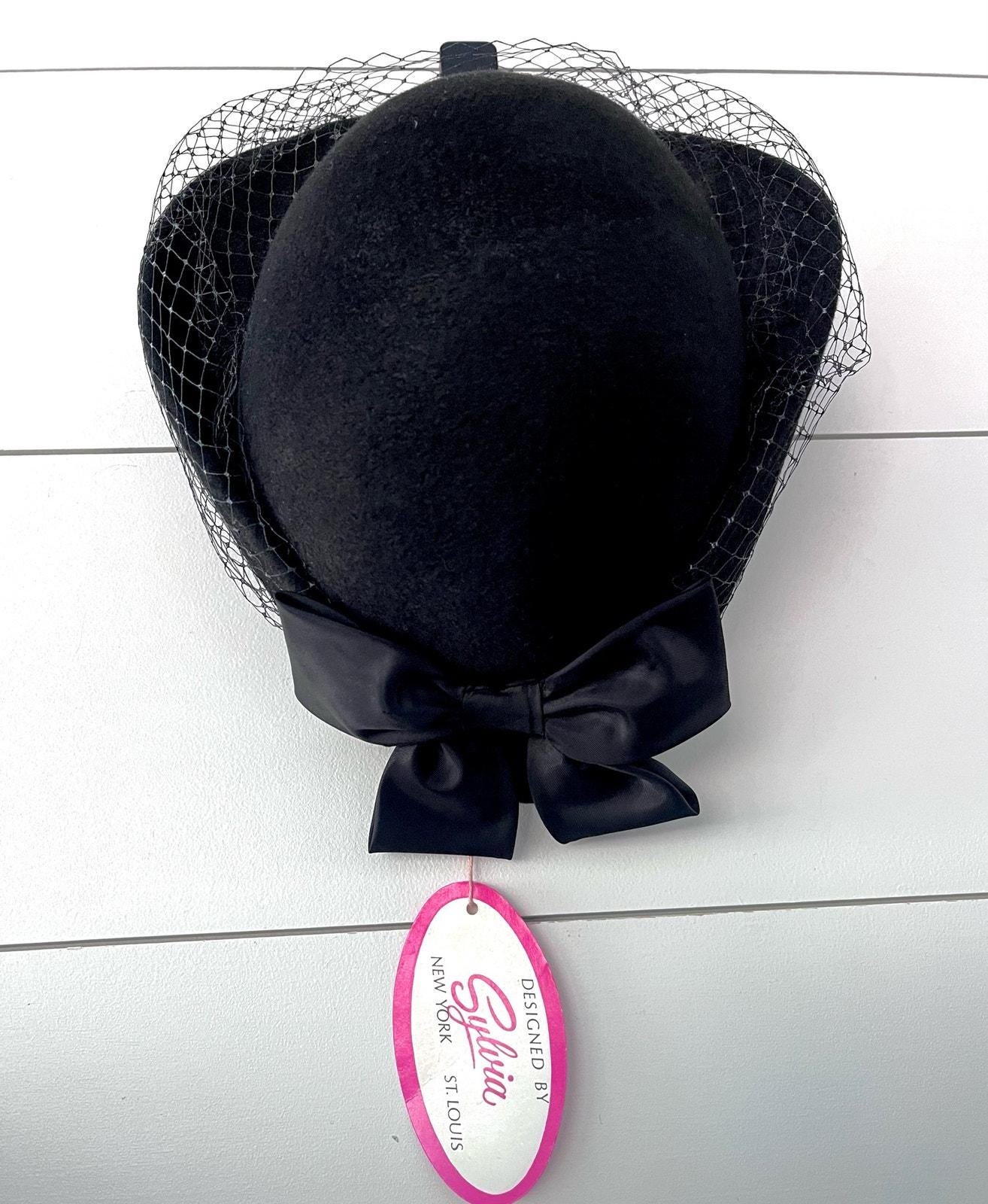 Really Cute Black & White Sylvia of St Louis Church Dress Hat il_fullxfull.3224027336_kvmp.jpg main image 2