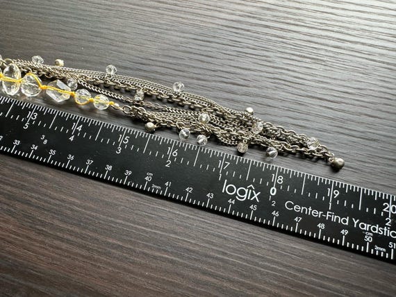 Classic Loft Multi Strand Multi Length Beaded Nec… - image 9
