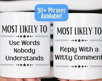 Funny Coworker Mug Gift for Employee Appreciation Thank You End of Year Holiday Gifts for Work Team Office Holiday Party White Elephant