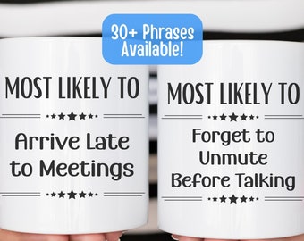 Funny Mug Gift for Employee Appreciation Thank You Work Holiday Gifts for Coworkers Team Building Company Office Event Party White Elephant