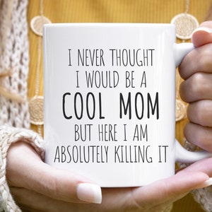 Funny New Mom Baby Shower Mother&#39;s Day Gift for First Time Mom Sarcastic Cool Parent Newborn Baby Expecting Parents Pregnancy Coffee Mug Cup