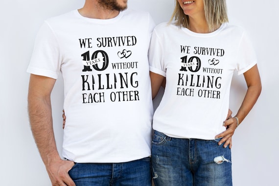 10 Years Anniversary Gift Idea For Her - 10 Years In T-Shirt 10 Years Anniversary Gift Idea For Her - 10 Years In T-Shirt