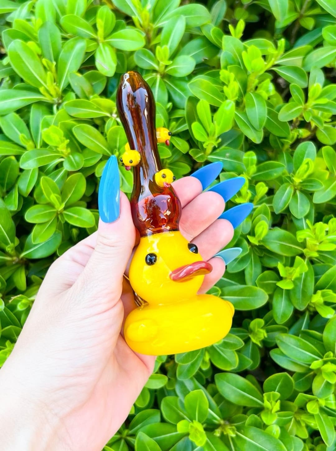 Cute Little Yellow Ducky Hand Pipe Heady Glass Animal Pipe Cute Pipe