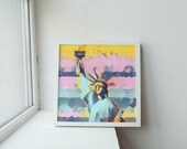 Statue Of Liberty Emoji Digital Art Print, Digital Download, Statue Of Liberty Art, AI Generated, Wall Art, AI Art, Home Decor, Printable