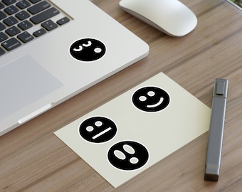Emote Emoji Sticker Sheet - Pegatinas Emoji, Pegatina Emoji Laptop, Calcomanía Emoji, Calcomanía Emoji Notebook, Pegatina Emoji Skateboard, Arte de calcomanía