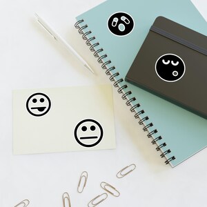 Emote Emoji Sticker Sheets #2 - Emoji Stickers, Emoji Laptop Sticker, Emoji Decal, Emoji Notebook Decal, Emoji Skateboard Sticker, Decal Art