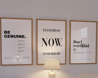 Conjunto de impressão de foco de motivação minimalista, decoração de escritório motivacional de trabalho duro, pôsteres inspiradores, arte de parede de empreendedor, download digital