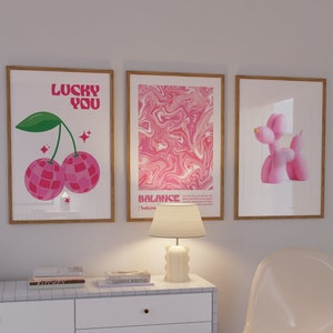 Retro wall art set of 3 prints, Trendy holographic set,Retro abstract colorful gradient poster,Aesthetic print,Trendy euphoria print