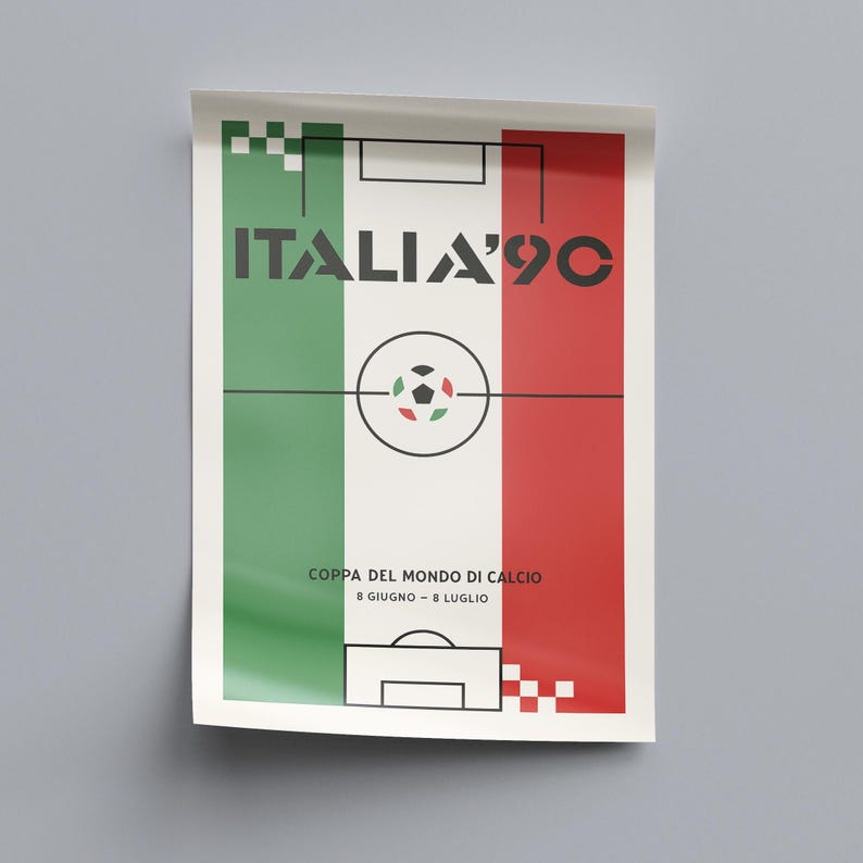 Italy World Cup Poster, Soccer Wall Art, Evolution of the Soccer Ball, Soccer Gift, Soccer Theme, Soccer Gift, Football Poster,Football Gift