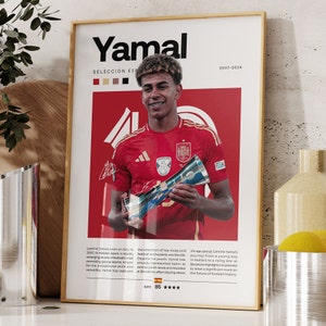 Produktbild von Lamine Yamal Kunst-Poster Modern Home Schlafzimmer Wand Kunst