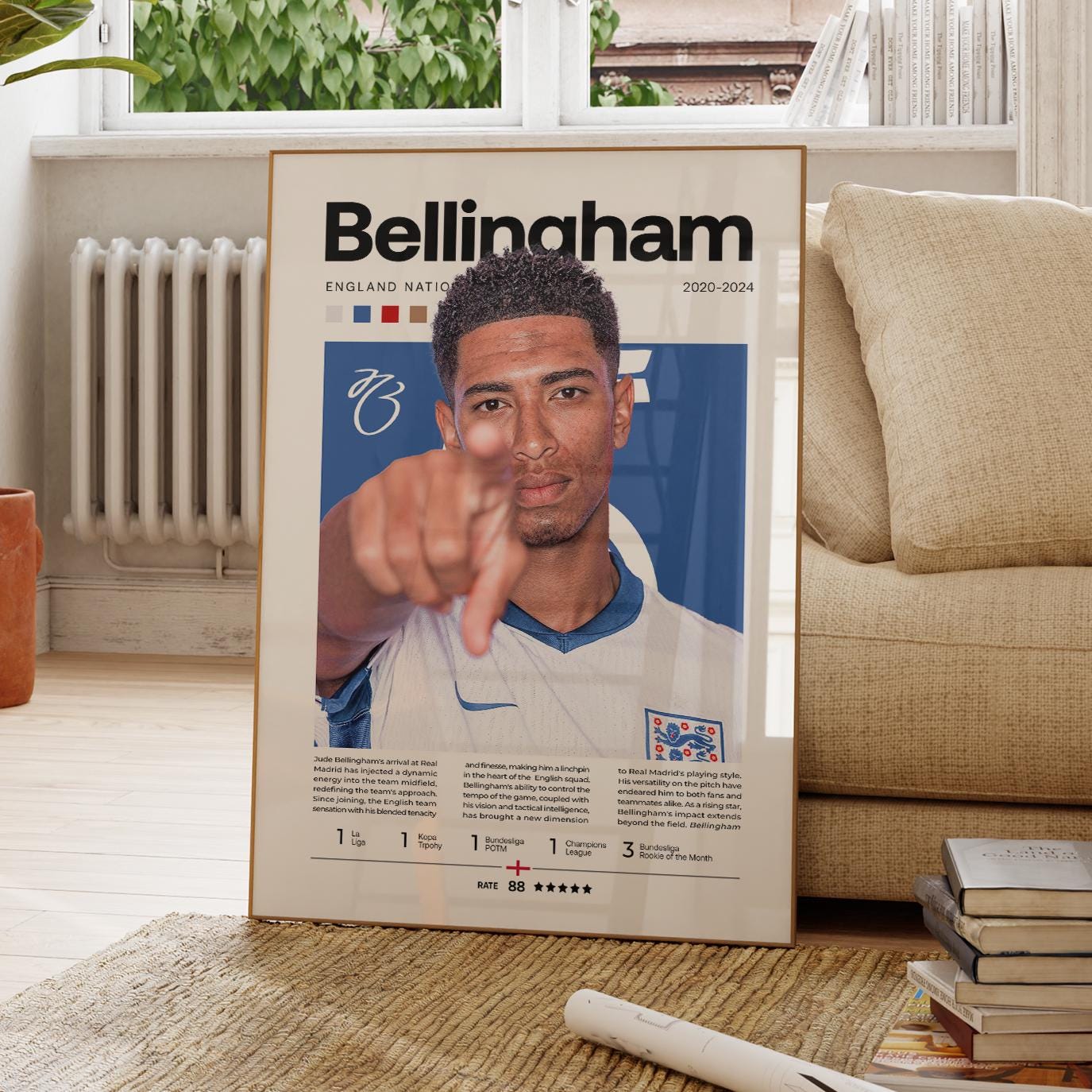 Flocage #5 Bellingham Madrid 2025 2026 Third