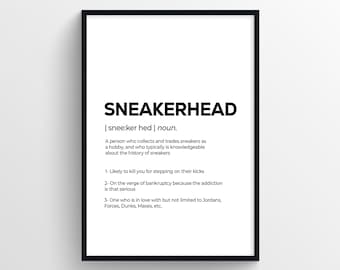 HypeBeast druckbare Wandkunst, Hypebeast Sneaker Poster, minimalistisches Hypebeast Schuhplakat, Sneaker Drucke Set, Sneakerhead Dekor Wandkunst