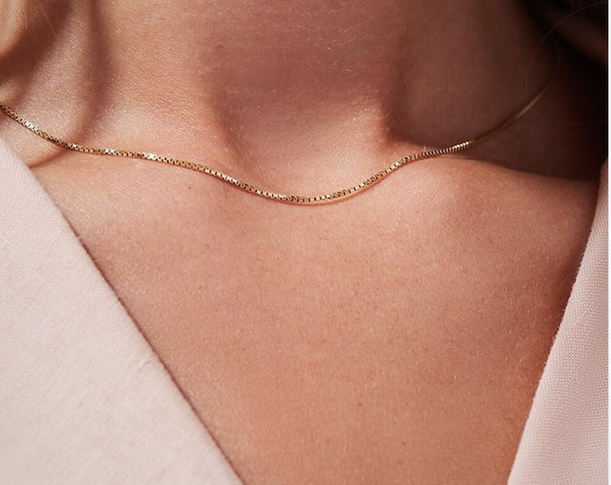 Essential Necklace Chains • Dainty Gold Layering Necklaces • Minimalist Jewelry • Gift for Her