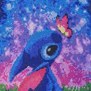 DIY 5D FULL Diamond Painting Kits Gift for Kids CUTE Lilo & Stitch  Embroidery UK