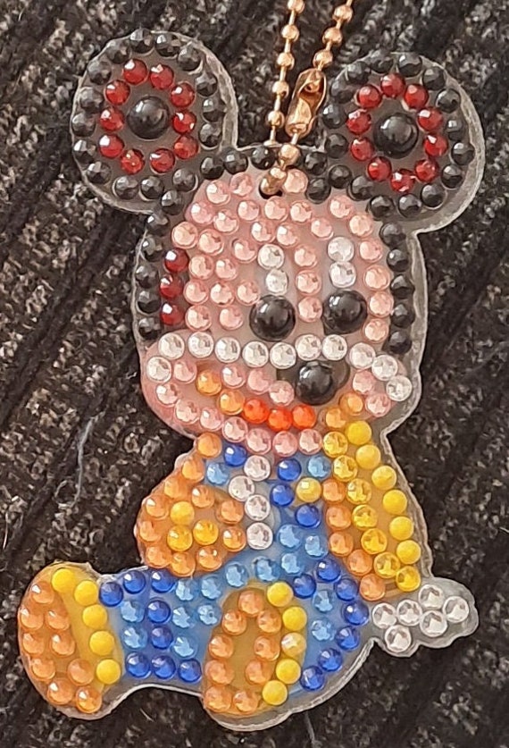 Disneys Mickey Mouse Diamond Art Keyring 