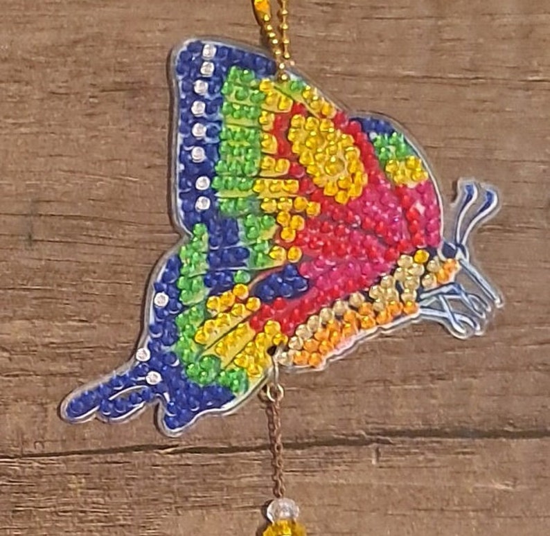 Butterfly Diamond Art Sun Catchers Etsy