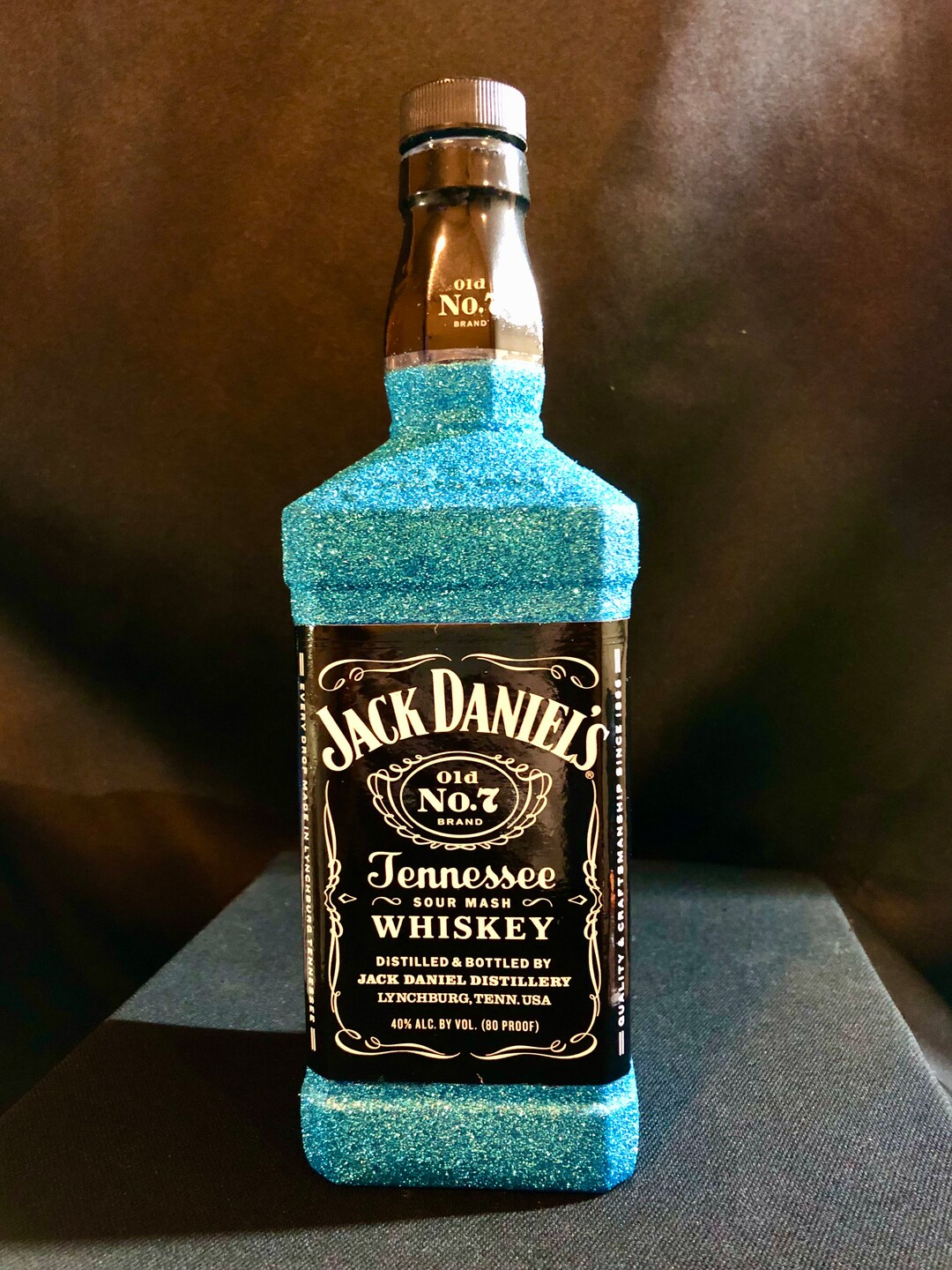 Decorative Jack Daniels Glitter Bottle Etsy