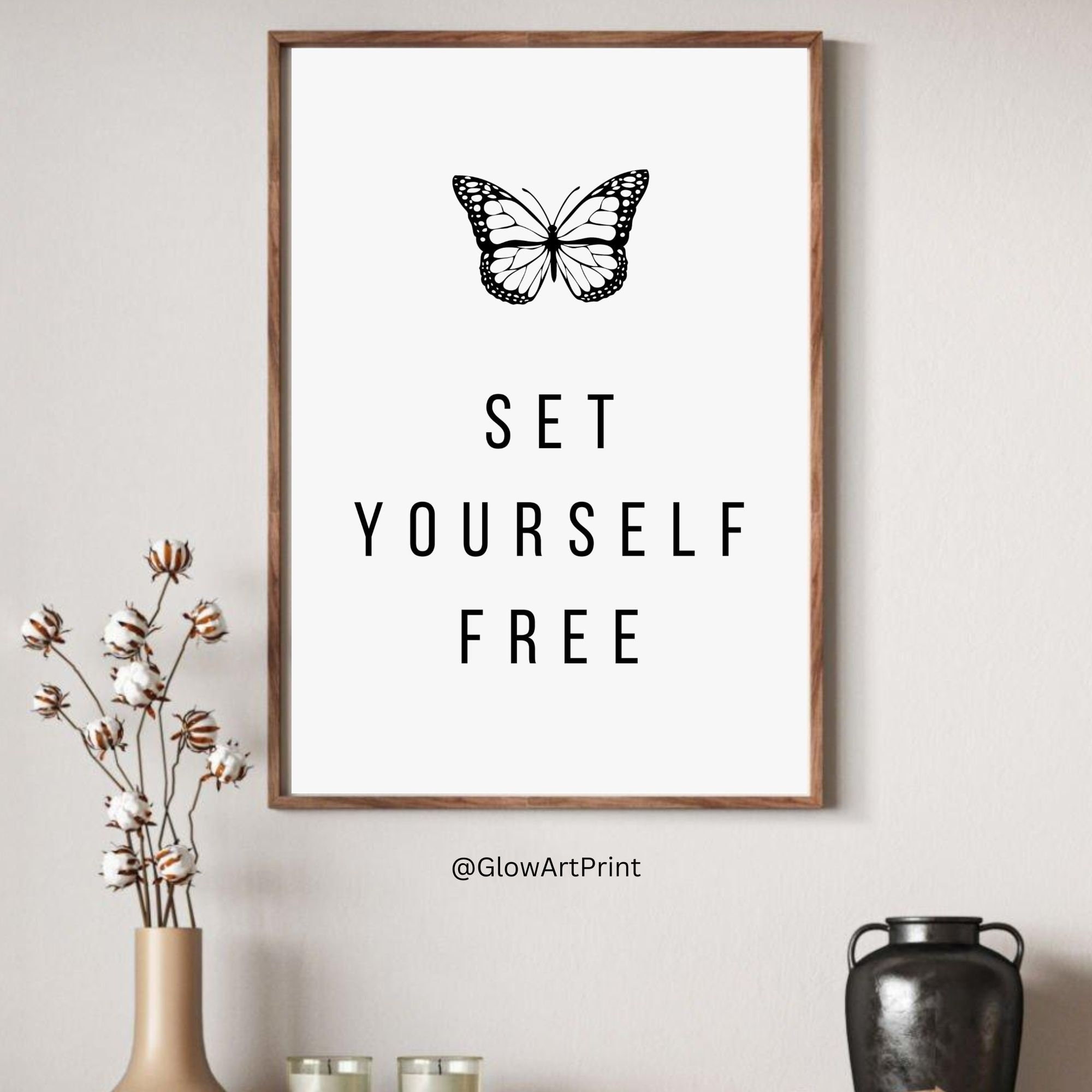 Inspirational Wall Art Women Office Desk Decor Quotes About Etsy