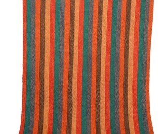 Bohemian Striped Kantha Quilt Handmade Vintage Quilts Boho King Size Bedding Throw Blanket Bedspread