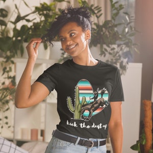 Cowboy Serape Cactus Horse Western Cowgirl - Short-Sleeve Unisex T-Shirt