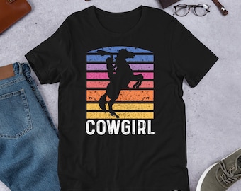 Rodeo Western Country Southern Cowgirl hat - Cowgirl Unisex T-Shirt