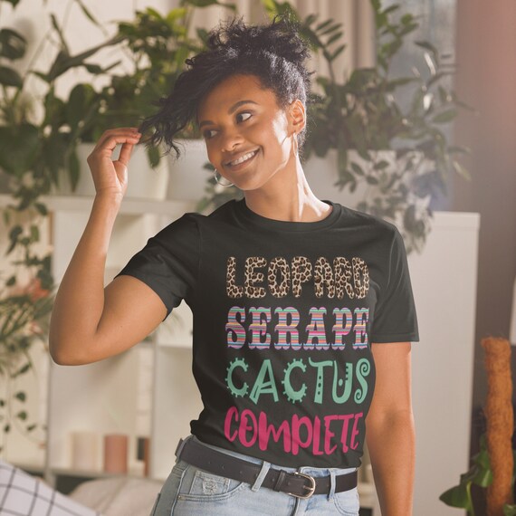 Leopard and Serape Hearts Tee Leopard and Serape Hearts Tee