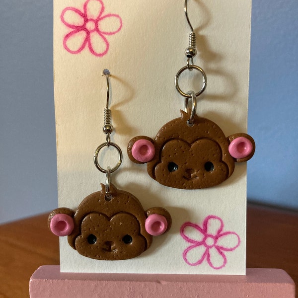 Monkey Earrings