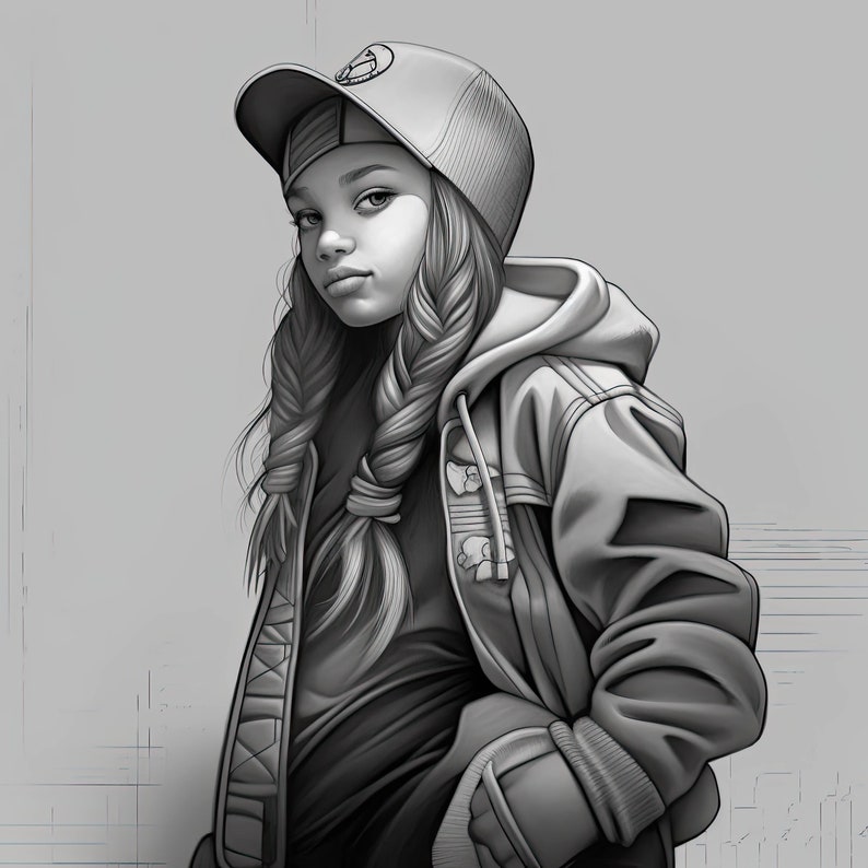 Coloring in Pages of Urban Wear, Adult Color Page, Coloring Paged, Cute