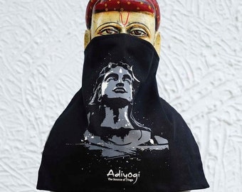 Isha Adiyogi Fabric Mask Single Layer Big