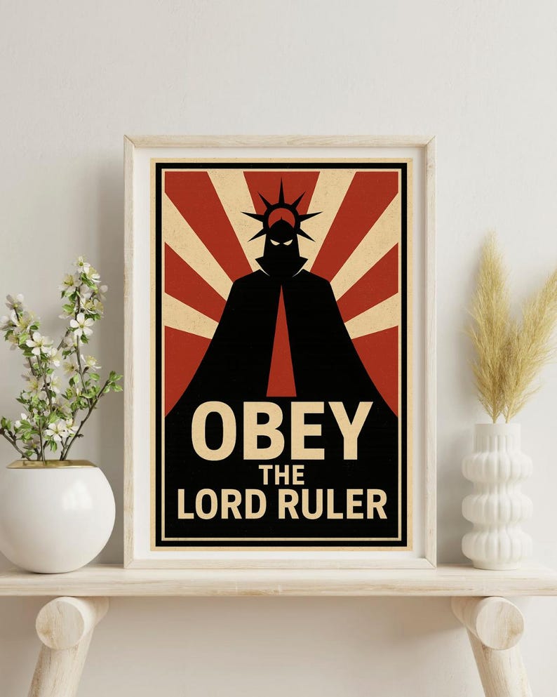 Obey the Lord Ruler Art Print - Mistborn Poster - Fantasy Propaganda ...
