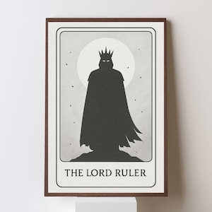 The Lord Ruler Minimalist Art Print - Mistborn Poster - Brandon Sanderson Fan Art - Fantasy Wall Decor - Cosmere Artwork - Cosmere