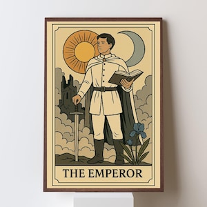 The Emperor (Elend) Art Print - Fantasy Book Poster - Mistborn Inspired Wall Art - Brandon Sanderson Fan Art - Epic Fantasy Decor - Cosmere