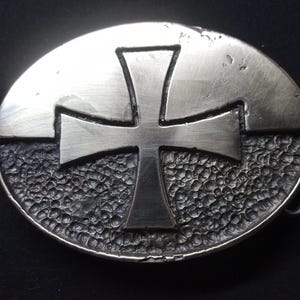 Knights Templar Cross Buckle / Bronze Metal/ Bronze buckle /