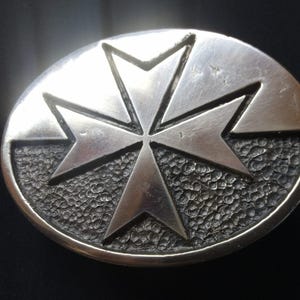 Knights Templar Cross Buckle / Masonic /Bronze Metal/ Bronze buckle /
