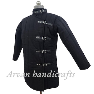 Hema jacket gambeson | Gambeson for body protection, Padded armor for reenactment, Hema jacket for fencing for halloween gift
