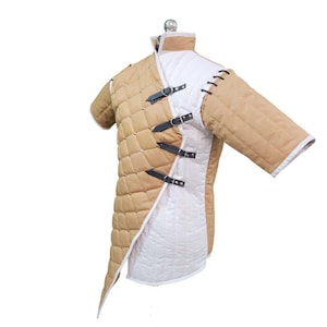Witcher larp gambeson mix concept armor fancy clothing medieval padded armor Christmas Gifts