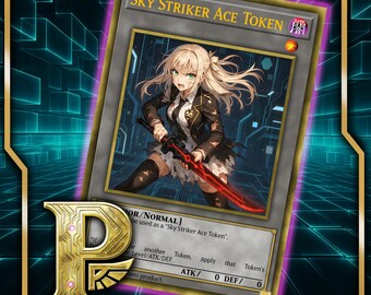 T*す様 PSA10 遊戯王 SKY STRIKER ACE-RAYE 20TH Sky Striker Ace Raye Token – Custom Made Collectors Rare
