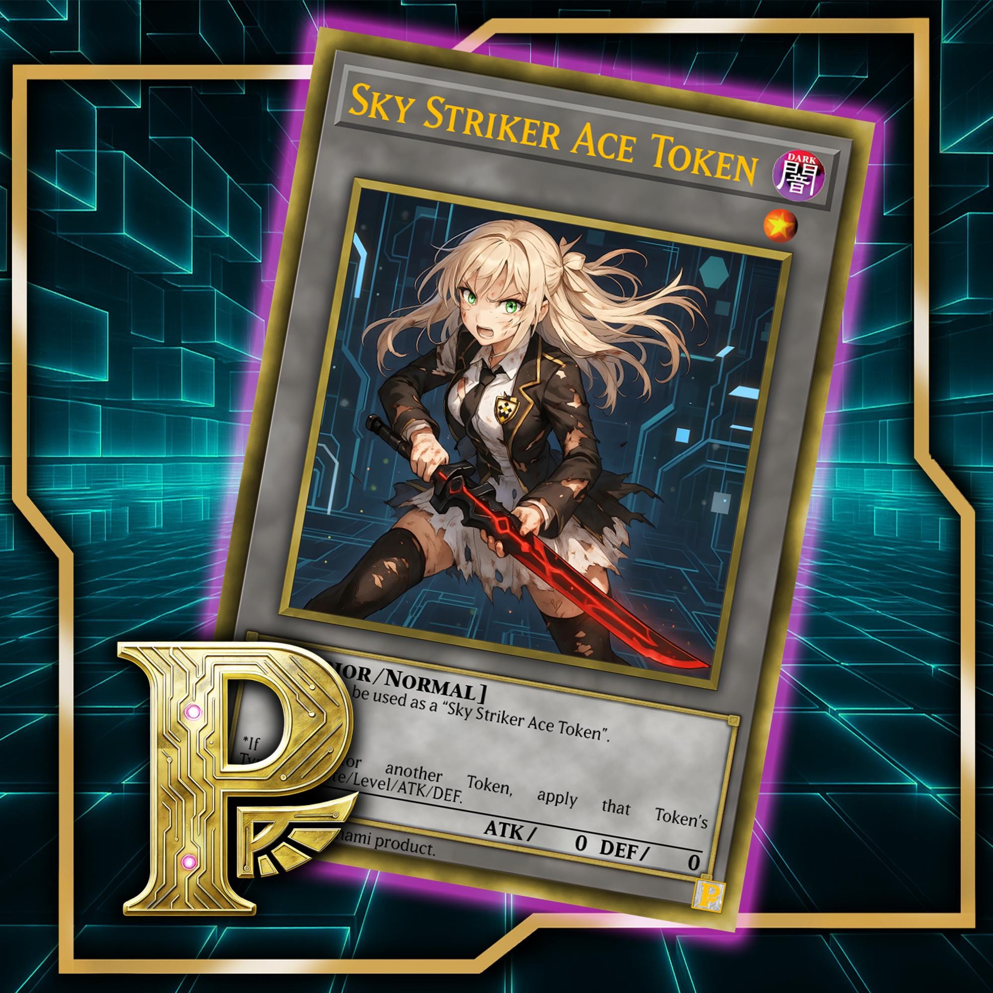 Sky Striker Ace Raye Token – Custom Made Collectors Rare