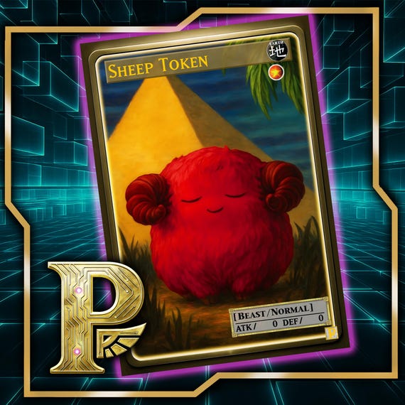 yugioh sheep token card Yu-Gi-Oh yugioh Sheep Token 4 Card Set TK01-022 ~ 025 Rare M-NM Japane main image 1