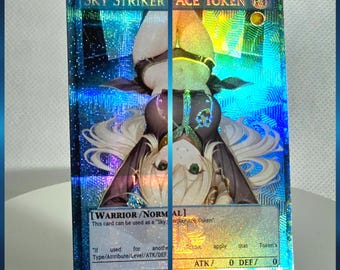 Sky Striker Ace Raye Alternate Art - Custom Classic Starlight/Collectors Rare