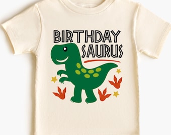 Birthday Saurus Shirt, Dinosaur Birthday Boy Shirt Boy, Toddler Birthday Shirt, Dino Tee, Gift for Birthday Boy, Baby Boy Birthday Onesie