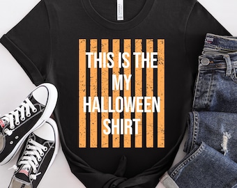 Trendy Halloween Shirts, This Is My Halloween Shirt, Funny Halloween T-Shirt, Spooky Season,2026 Halloween Tees,Funny Halloween Gift,Vintage