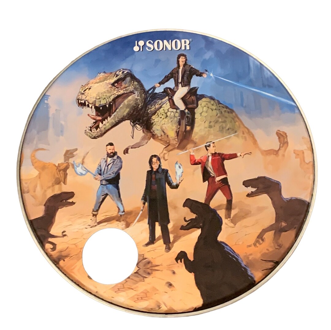 Custom Band Name Decal, Custom Printed Bass Drum Decal, Bass Drum