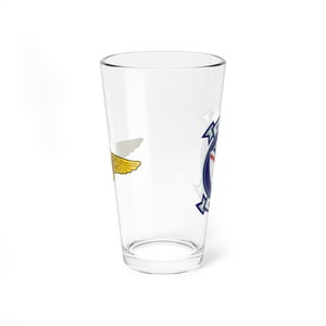 VMFA-115 Silver Eagles Naval Aviator Pint Glass, Marine Fighter Attack Squadron image 2