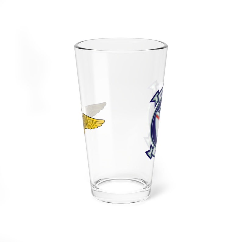 VMFA-115 Silver Eagles Naval Aviator Pint Glass, Marine Fighter Attack Squadron image 2