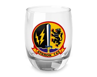 VA-145 "Swordsmen" Whiskey Glass, Navy Attack Squadron 145, Hippy's Goodness